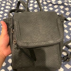 Mini Backpack Purse Snake Print